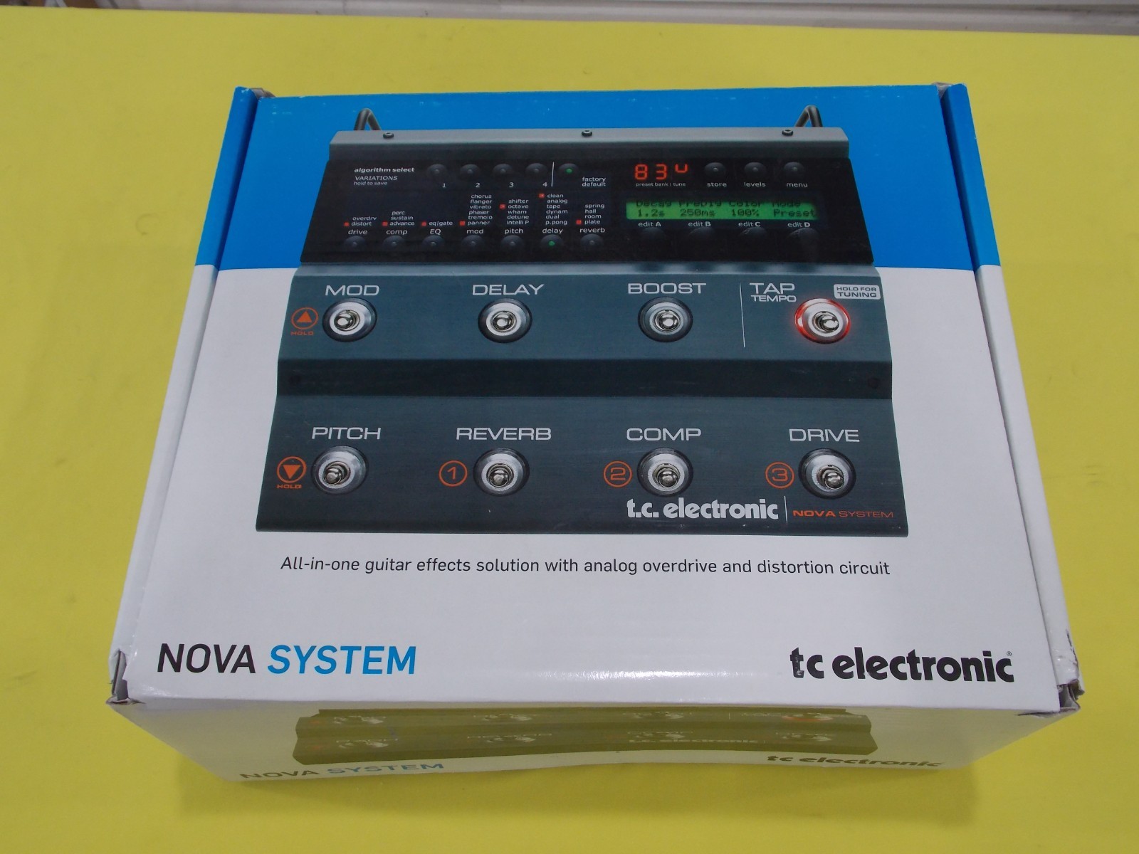 TC Electronics NOVA System Guitar multi-effects " good working condition "
