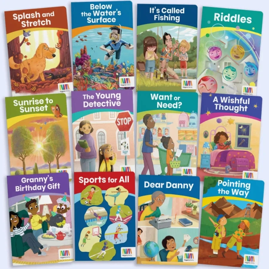 Heggerty Bridge to Reading Decodables Book Set for 2nd Grade Set of 12 Books