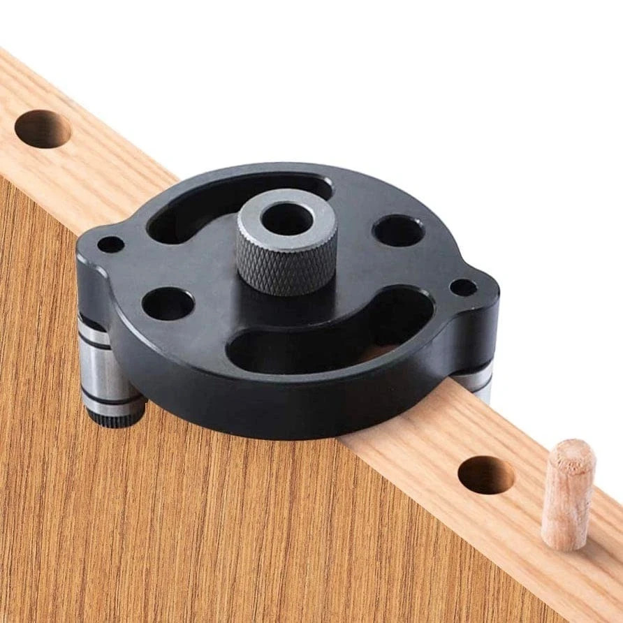 Self Centering Doweling Jig, Self Center Dowel Jig Handheld Drill Guide for Str