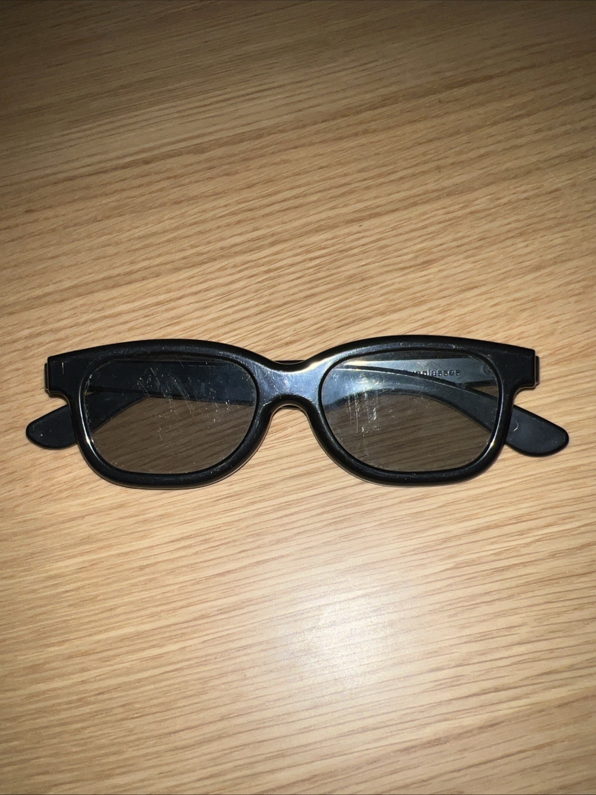 RealD 3D Cinema Glasses Black Passive Adult Movie Theatre 15cm