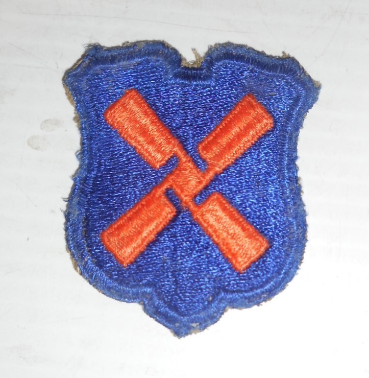 WW II World War Two  U.S. Army 12th Corps Shoulder Patch 2-1/4" H x 2-1/4" Wide