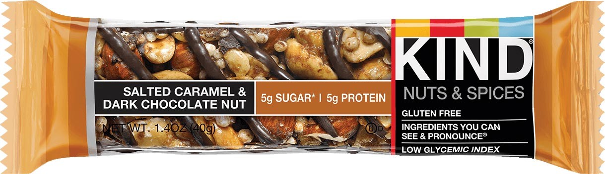 Kind Nuts & Spice Bars: Sweet & Spicy Dark Chocolate Nut Energy Snack Pack of 12