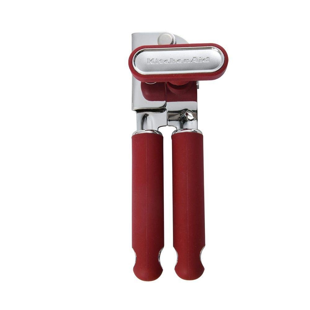 KitchenAid Classic Multifunction Can Opener and Bottle 8.34-Inch, Soft Red