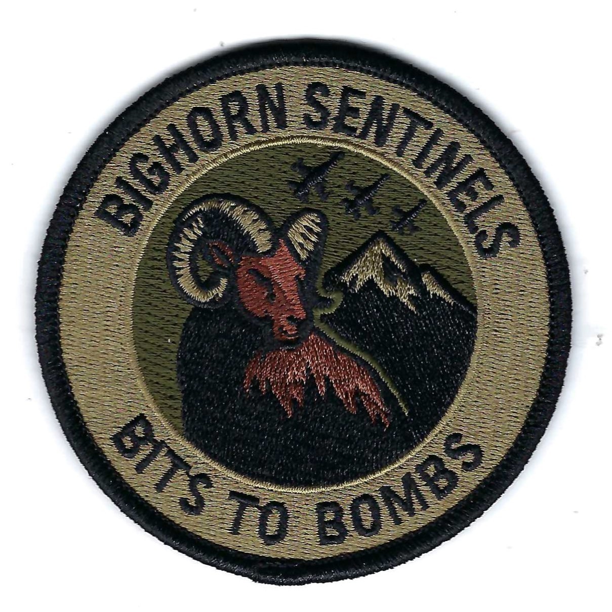 140th COMM SQUADRON 'BIGHORN SENTINELS' "BITS TO BOMBS" (THEIR LATEST) OCP patch