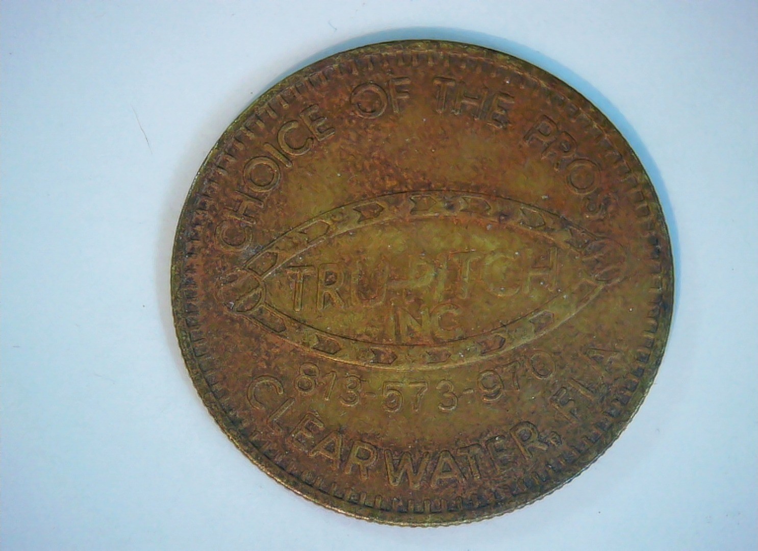 USA Civil War token (patriotic) / advertising token for Trusty (Clearwater, Flor