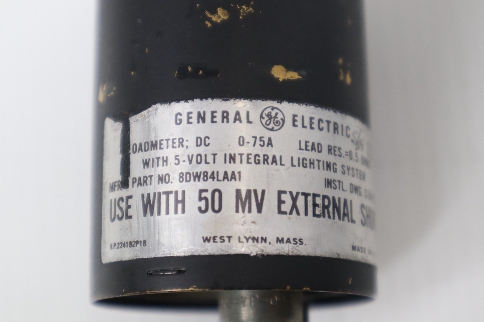 GE 8DW84LAA1 DC Loadmeter Indicator