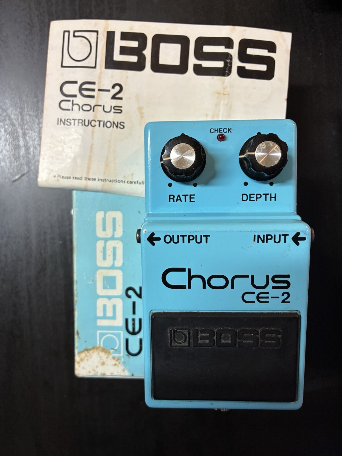 Boss CE-2 Chorus (Black Label/Silver Screw w/Mods) 1980