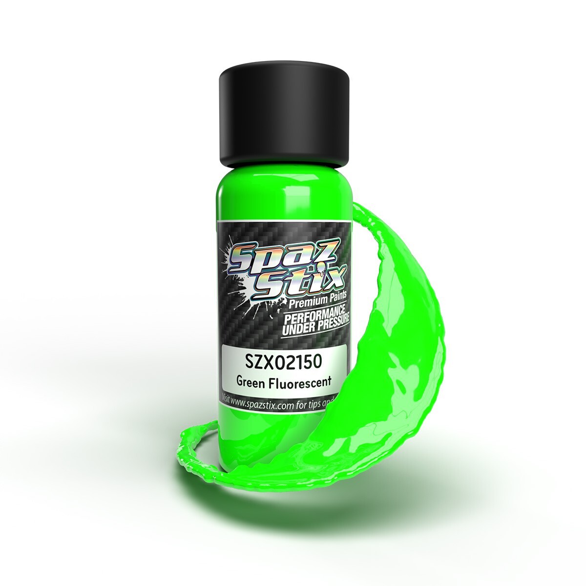 Green Fluorescent R/C Airbrush Paint 2oz Spaz Stix SZX02150