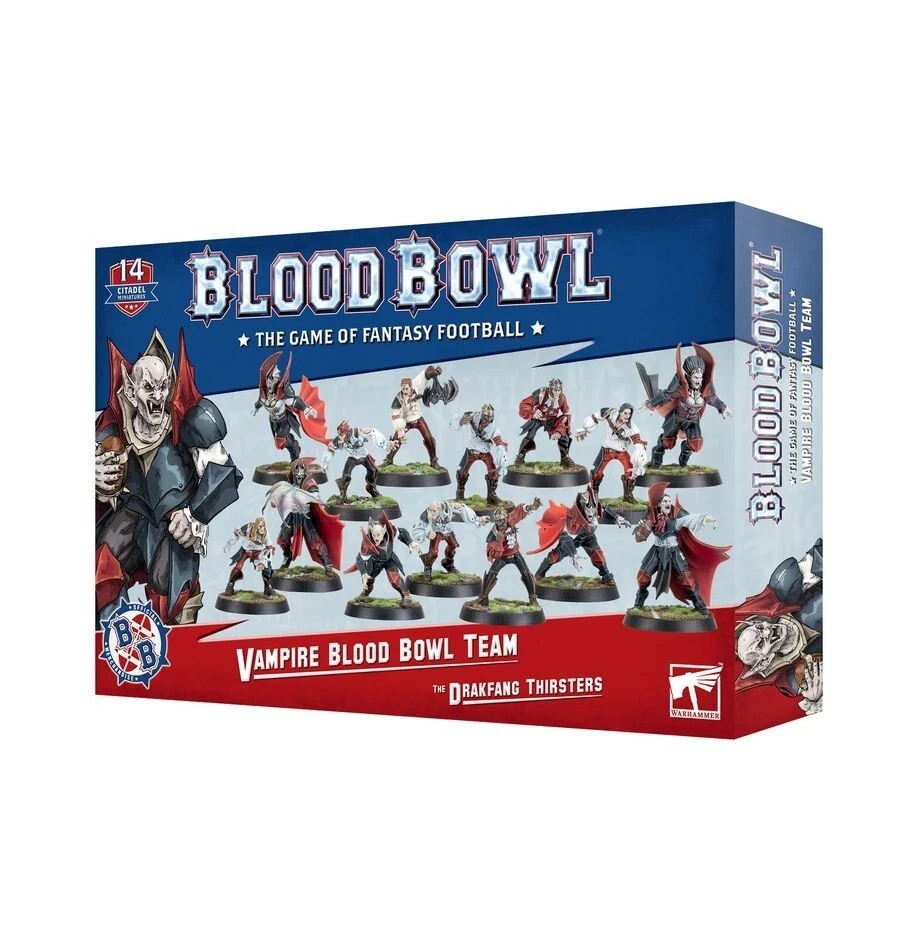 Vampire Blood Bowl Team: The Drakfang Thirsters NEW/SEALED NIB/SIB