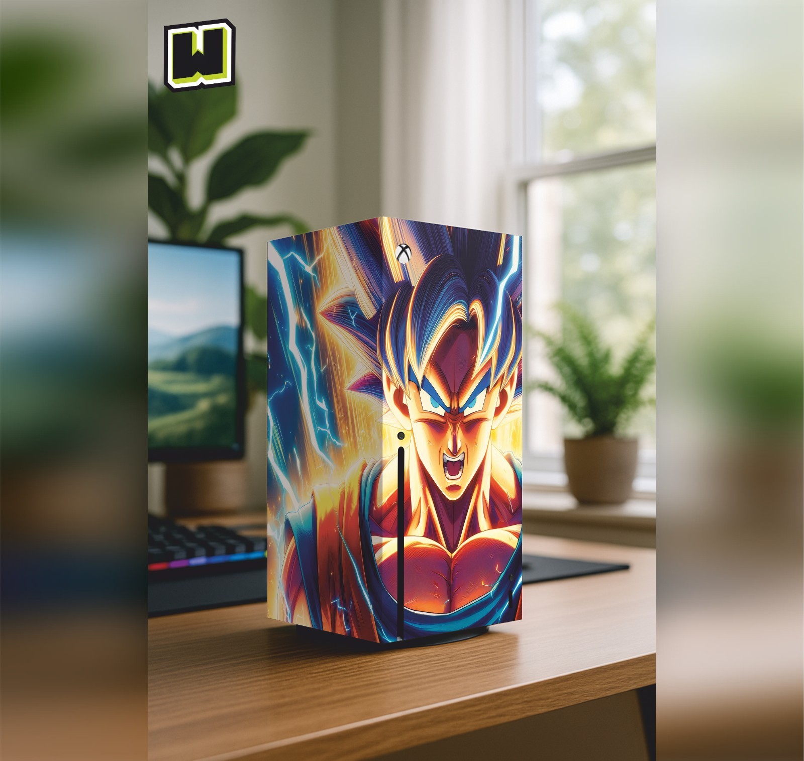DRAGONBALL Z XBOX SERIES X SKIN VINYL DECAL CONSOLE WRAP