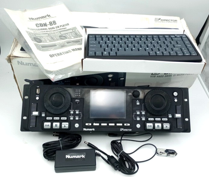Numark D2 Director USB Hard Drive DJ Media Player w/ Keyboard & USB
