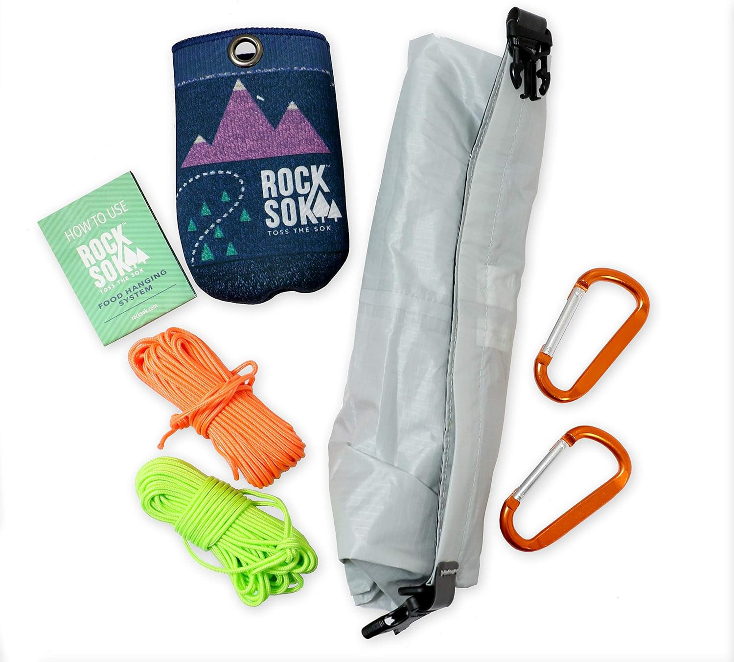Ultralight Bear Bag Food Hanging System for Camping & Hiking - Waterproof Food B