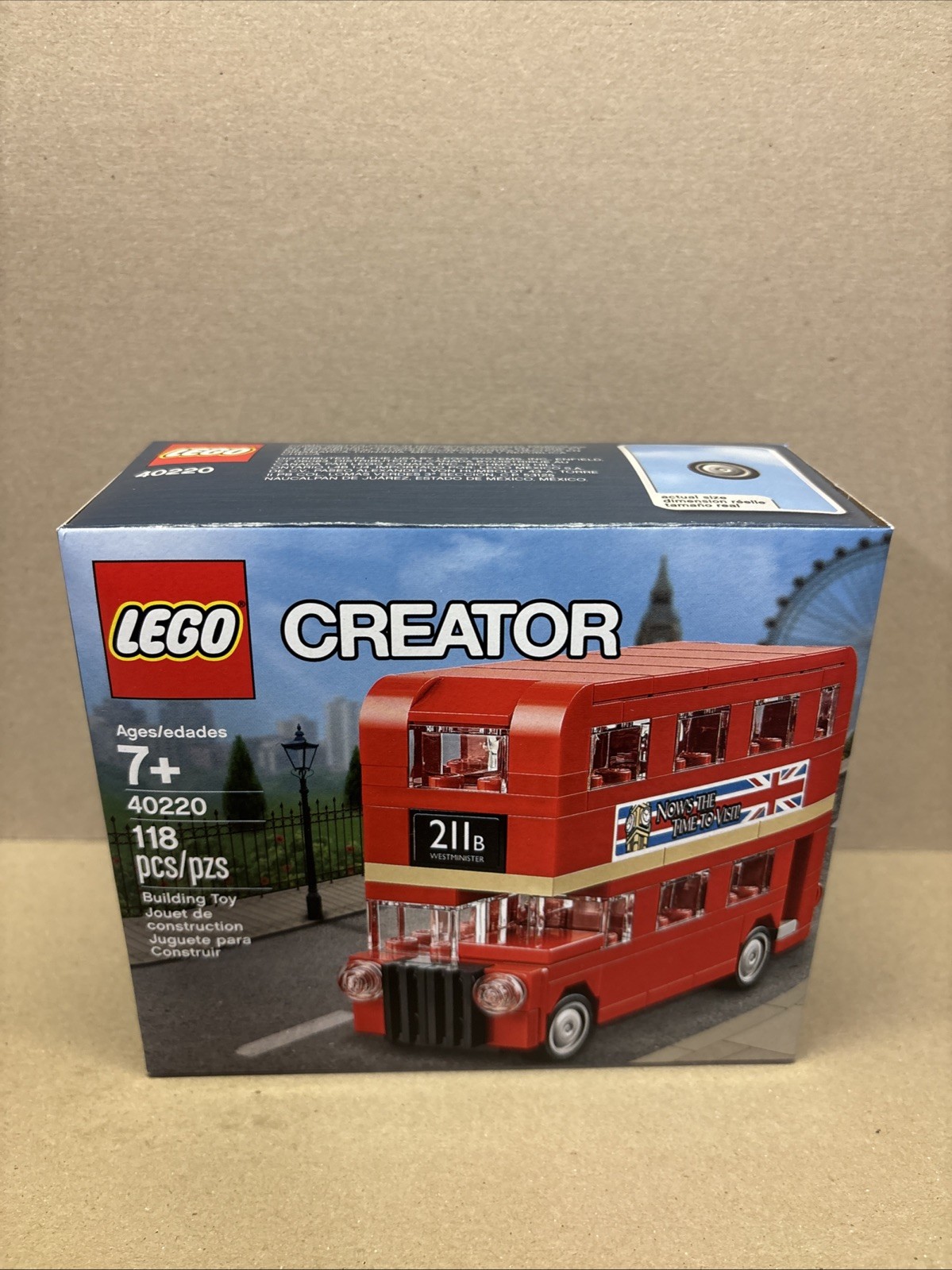 LEGO Creator: Mini London Double Decker Bus 40220 FACTORY SEALED