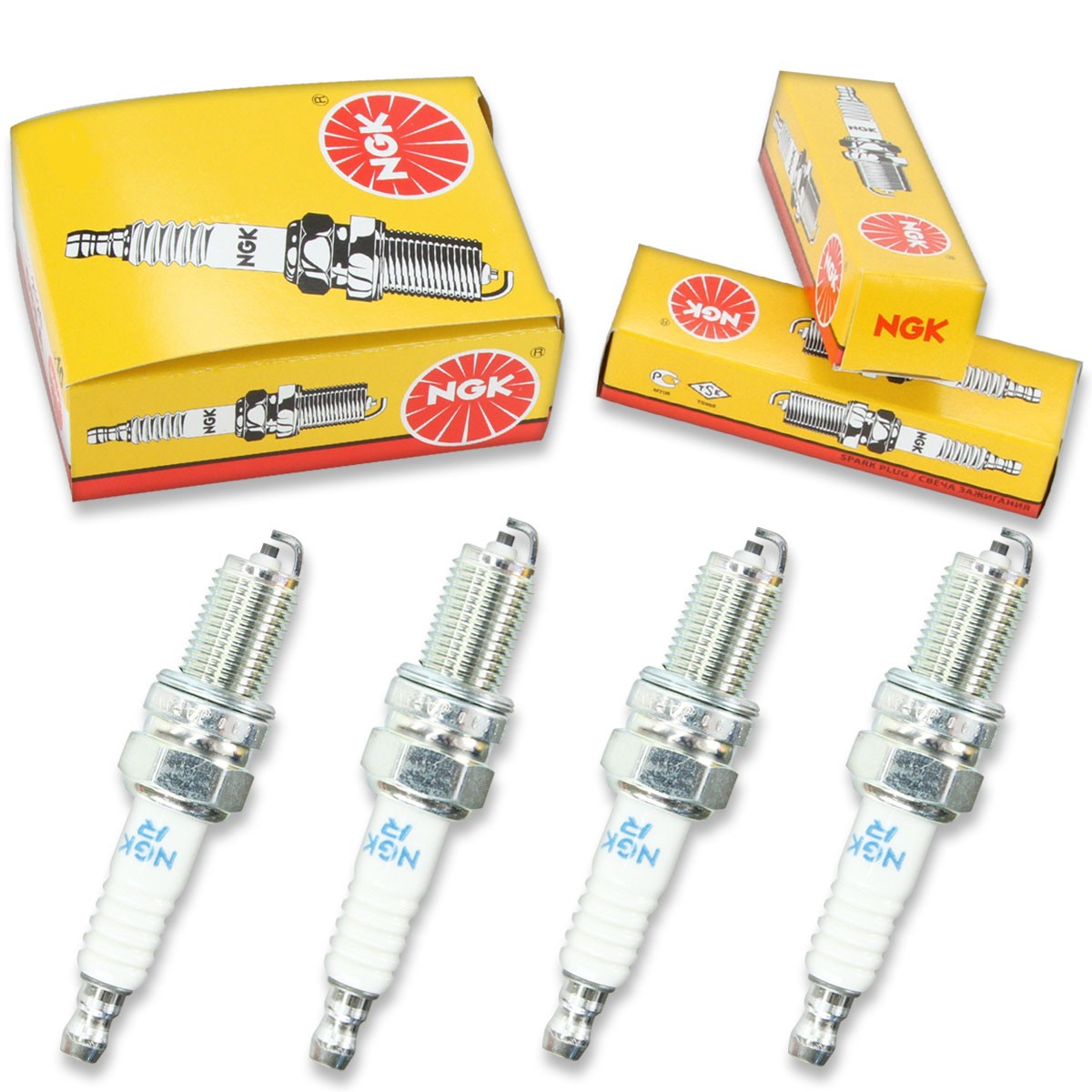 4pcs 2009 KTM 85 XC NGK Standard Spark Plugs 84cc 5ci Kit Set Engine lg