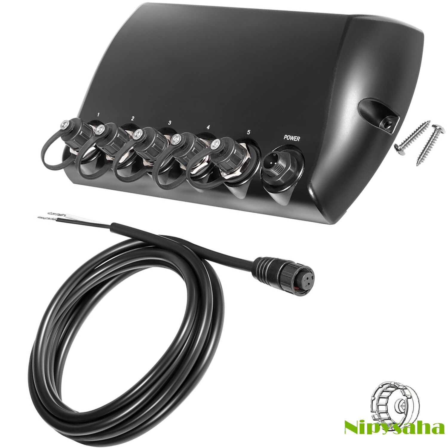 408450-1 5 Port Ethernet Switch for Humminbird AS ETH 5PXG Network Switch Hub