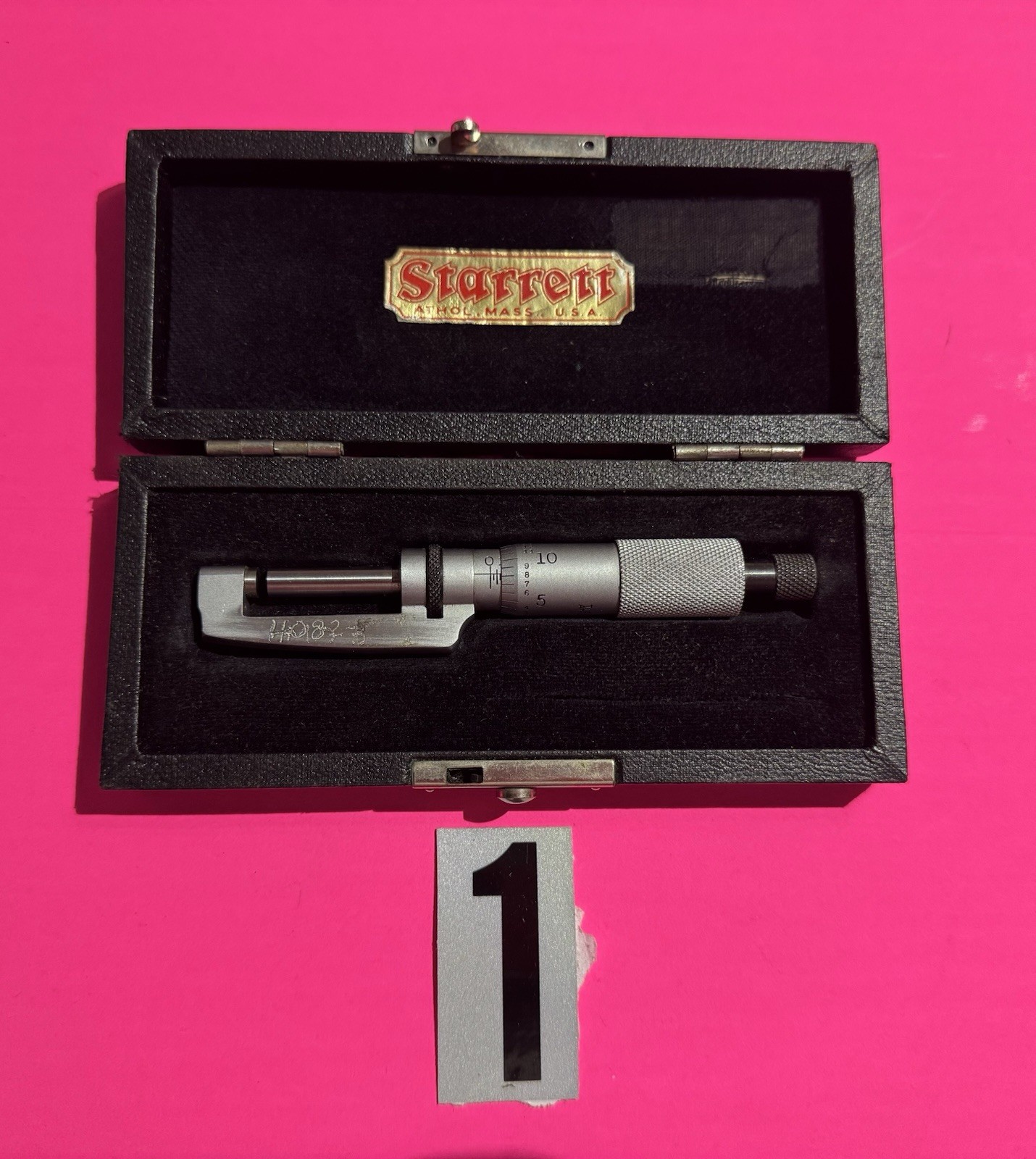 starrett 0-1 hub micrometer