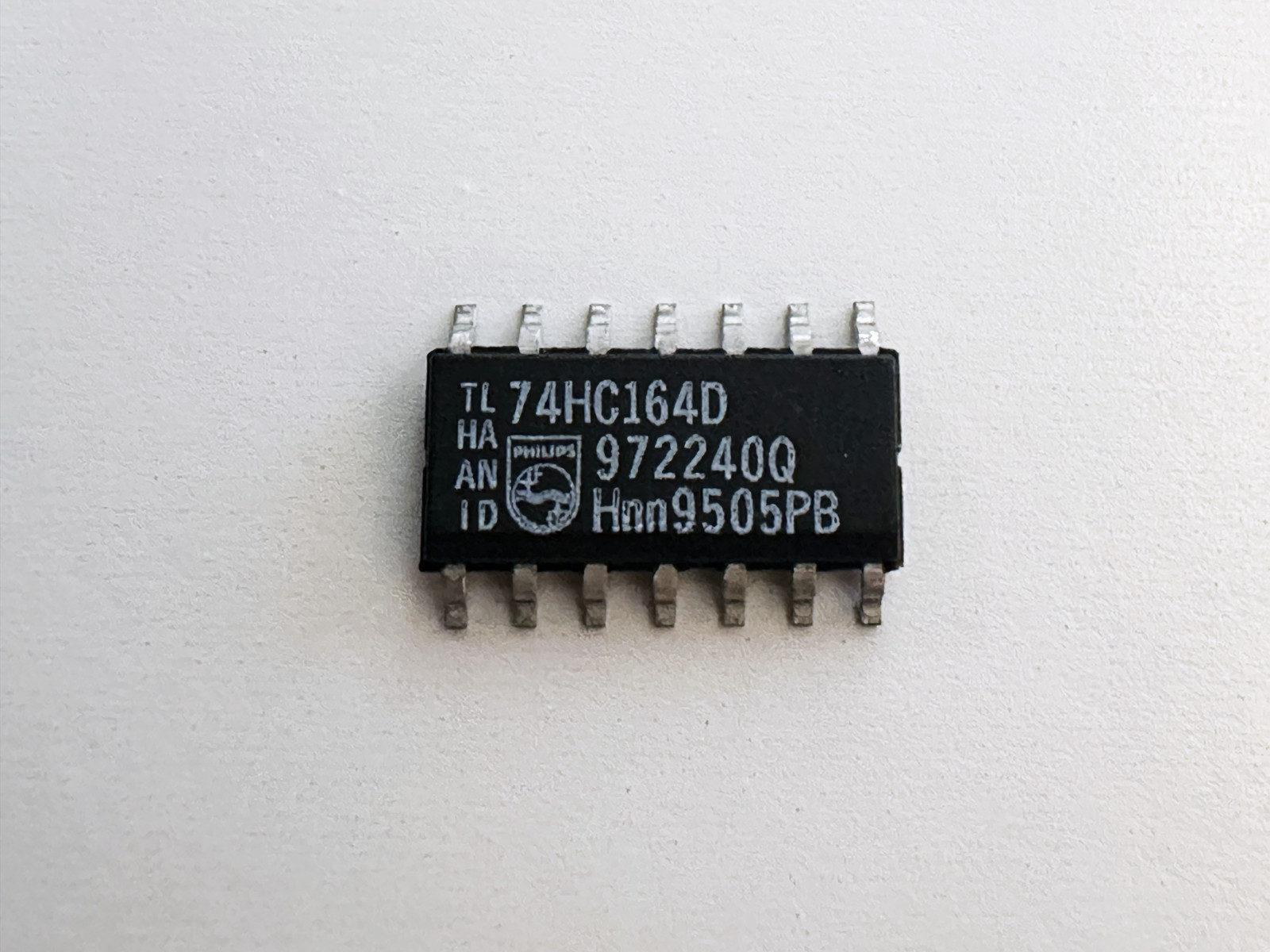 15PCS 74HC164D PHILIPS 8-Bit Serial to Parallel Shift Register SOIC-14