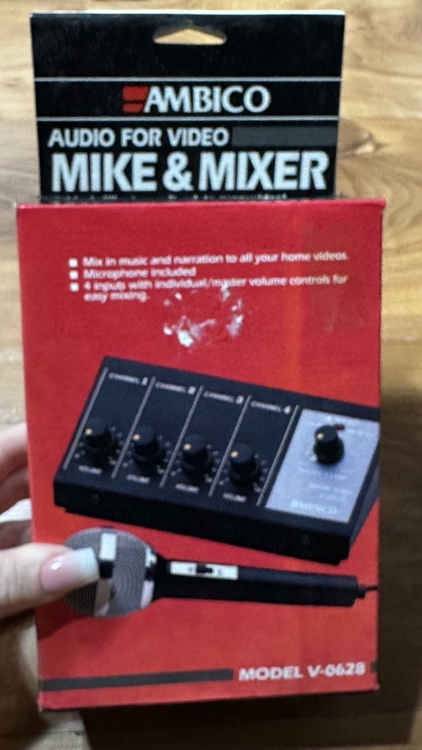 Vintage Ambico audio Mike & Mixer Model V-0628
