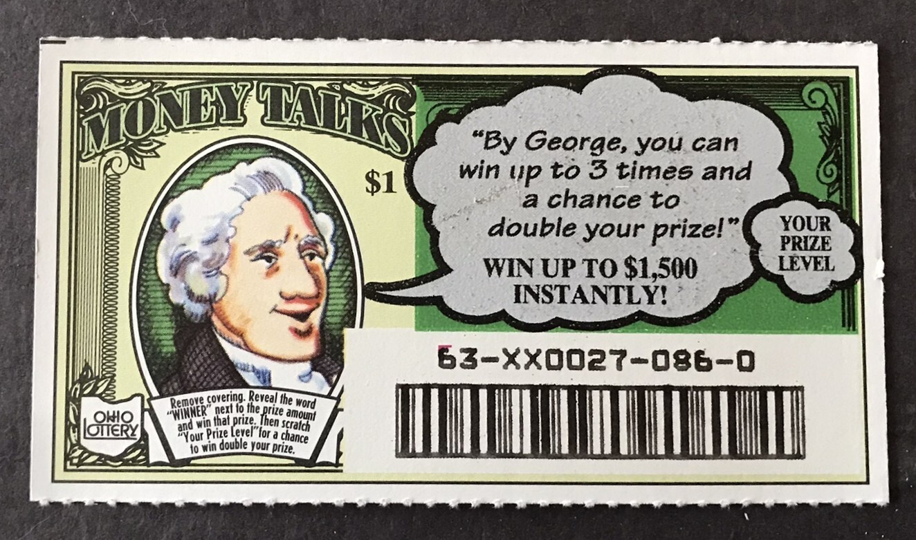 Thomas Jefferson Theme ,SV Instant Lottery Ticket,   no cash value