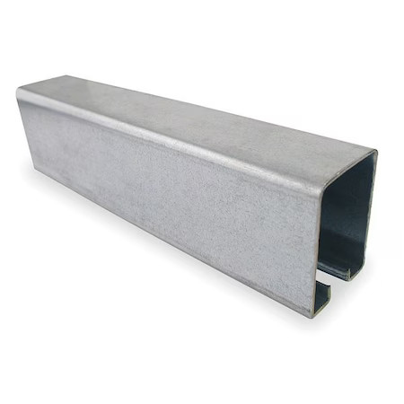 Steel Track, 8 Ft L, 1 3/4 W, 2 1/4 In H, 450 Lb Weight Capacity, 4Pe53