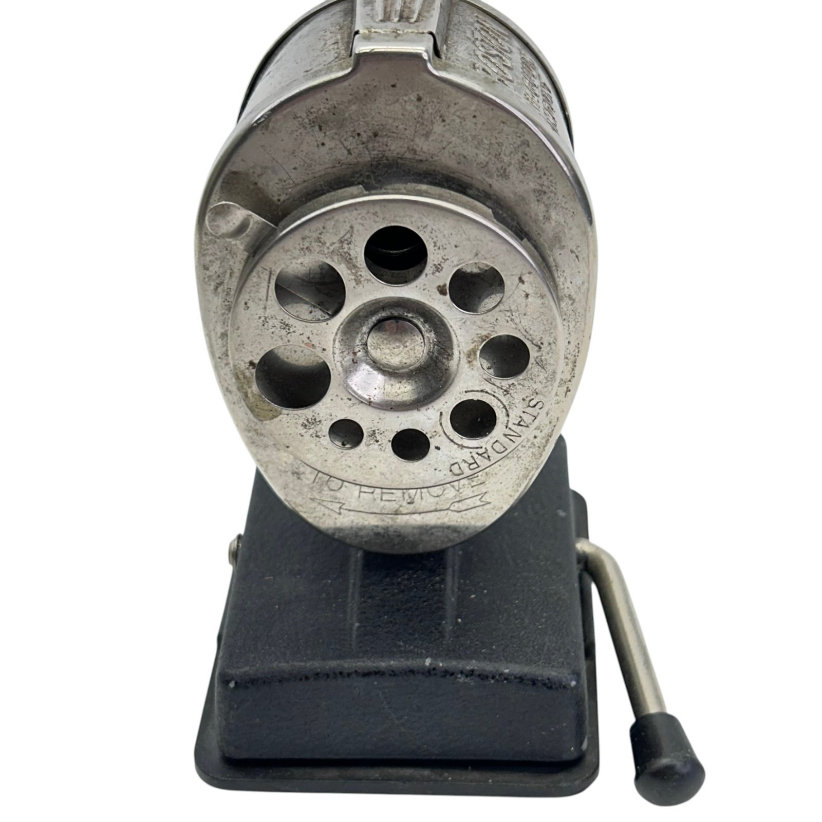 Vintage Boston Vacuum Mount Self-Feeder Manual Table Mount Pencil Sharpener