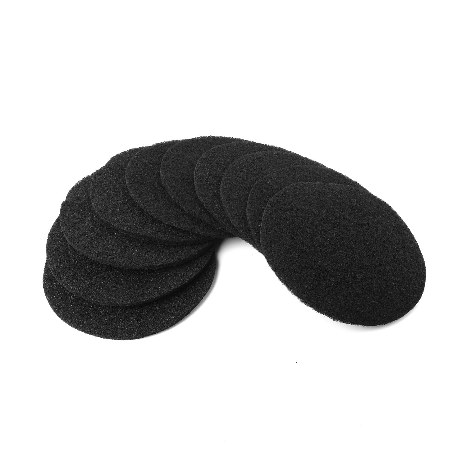Universal Round Charcoal Filter Extra Thick 0.4" Durable For Kitchen Compost Bin