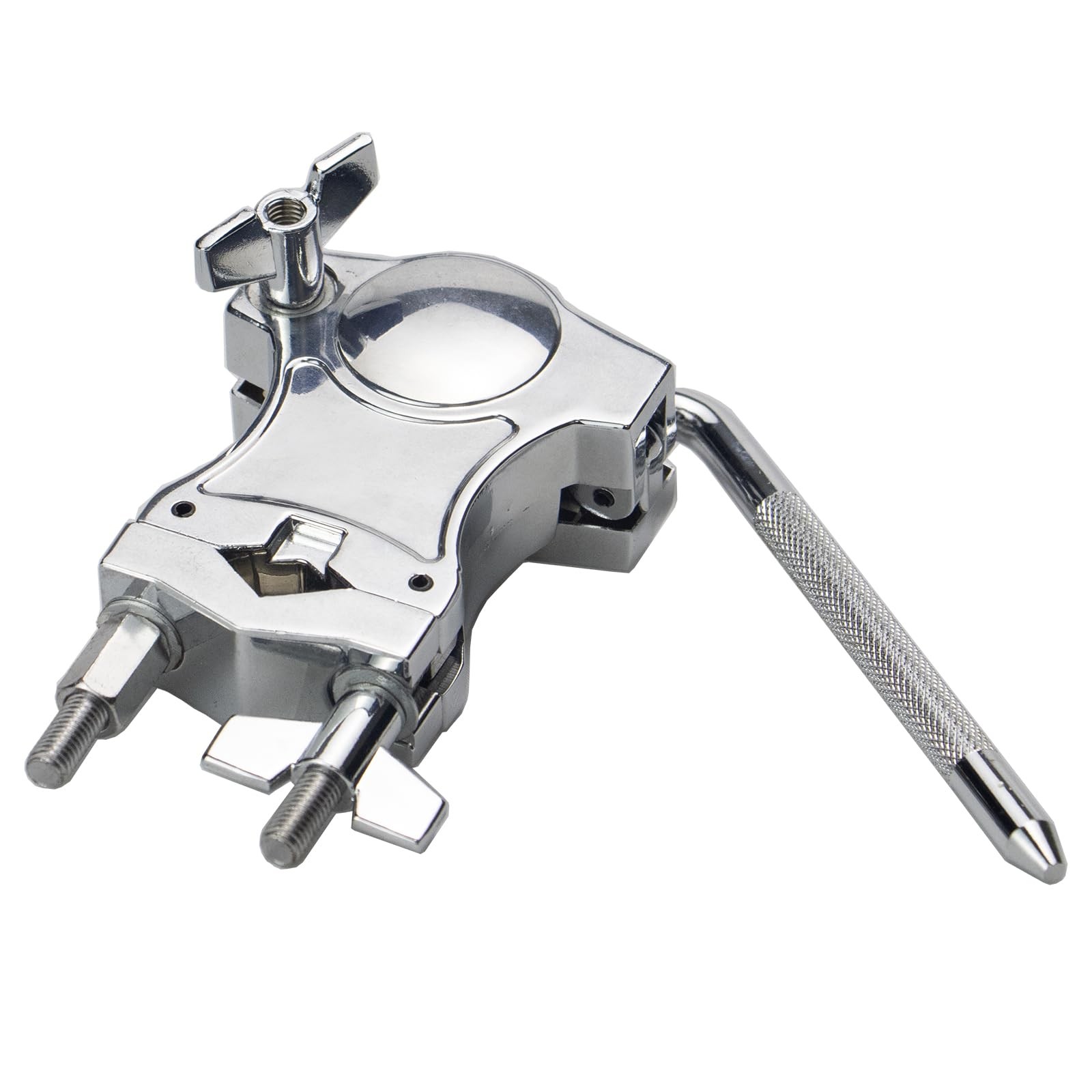 Adjustable Cowbell Clamp Drum Mount L Rod Bracket Holder Percussion Instrument