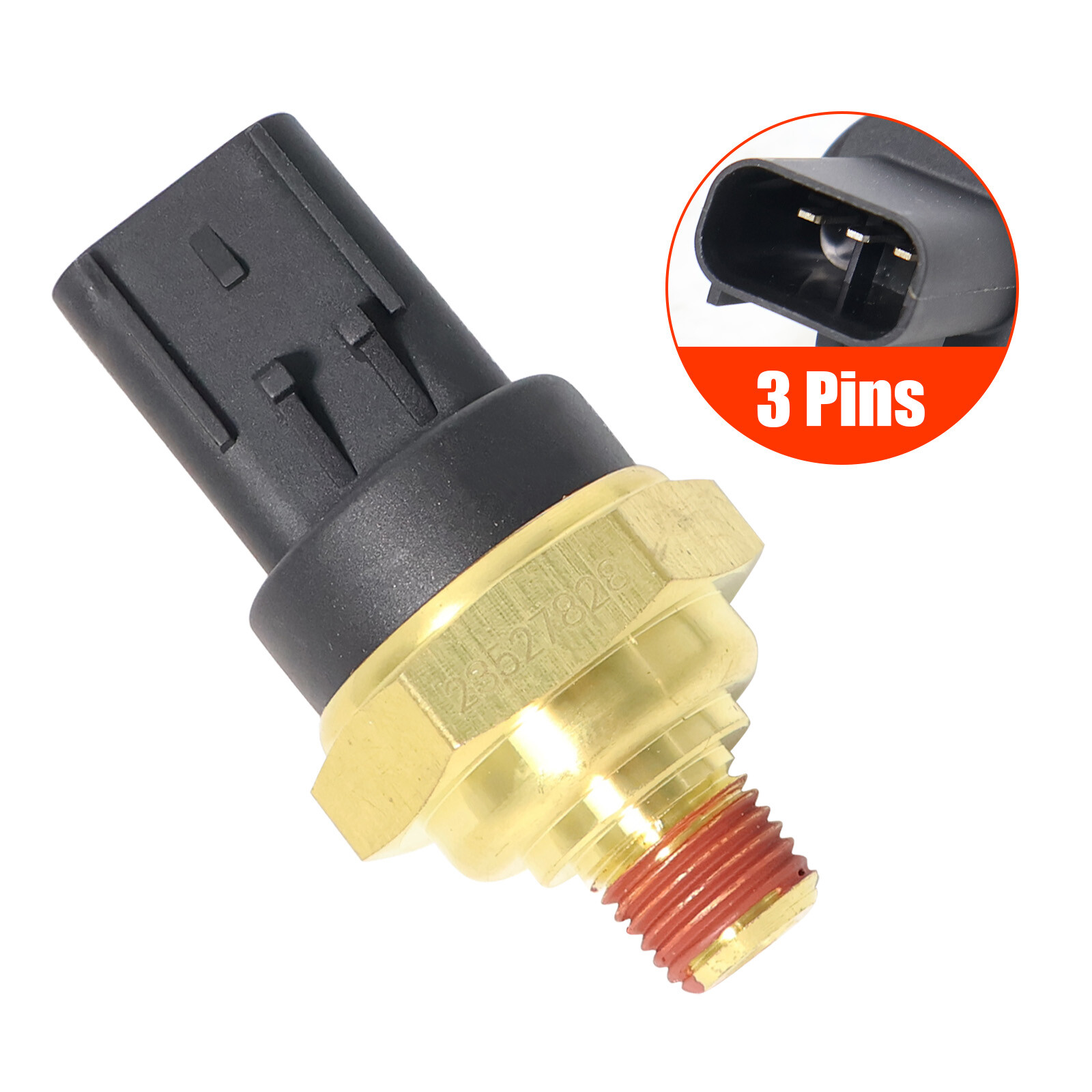 23527828 for 14L Series 60 S60 Detroit Diesel Truck Oil Fuel Pressure Sensor