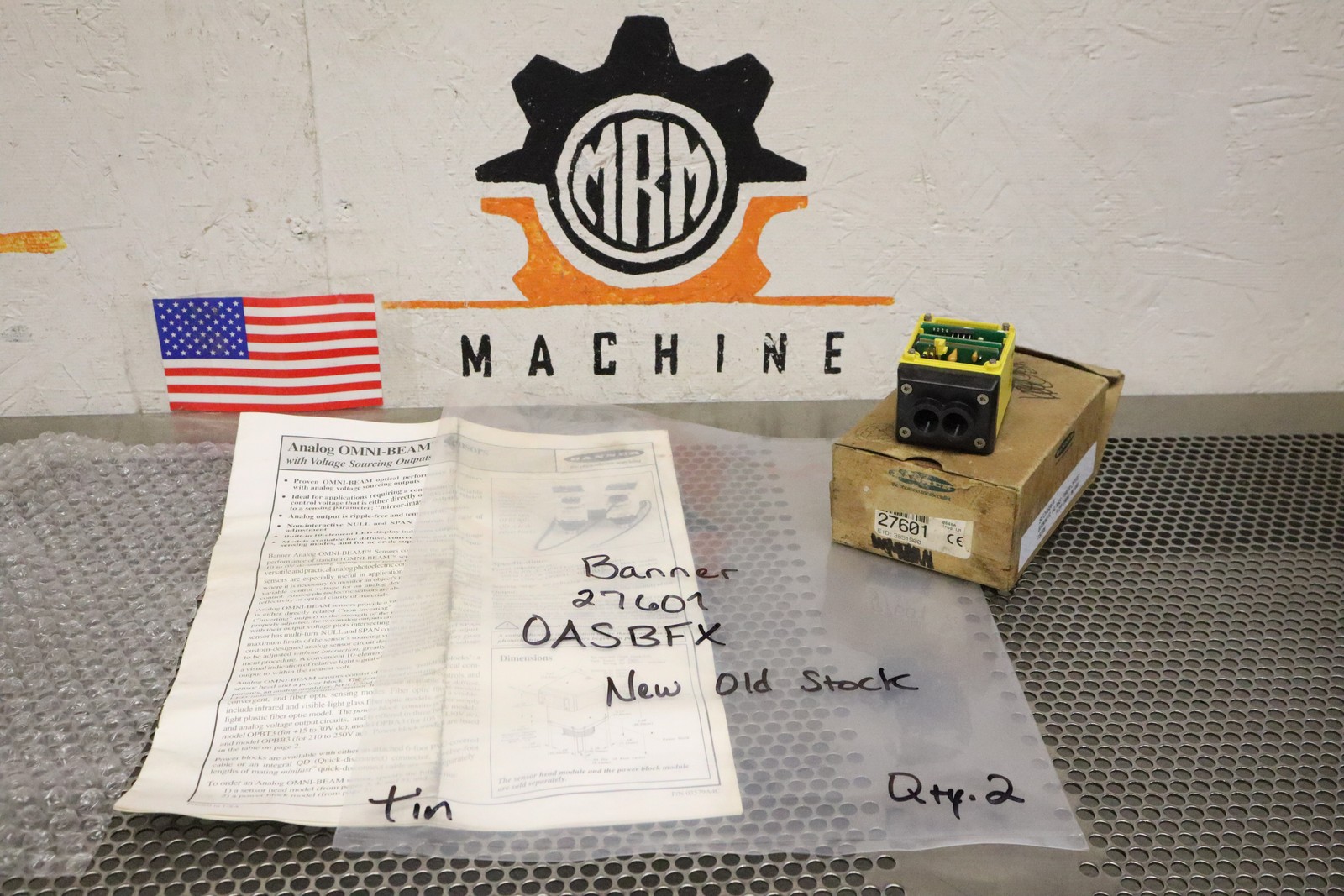 Banner OASBFX 27601 Sensor Head New Old Stock See All Pictures