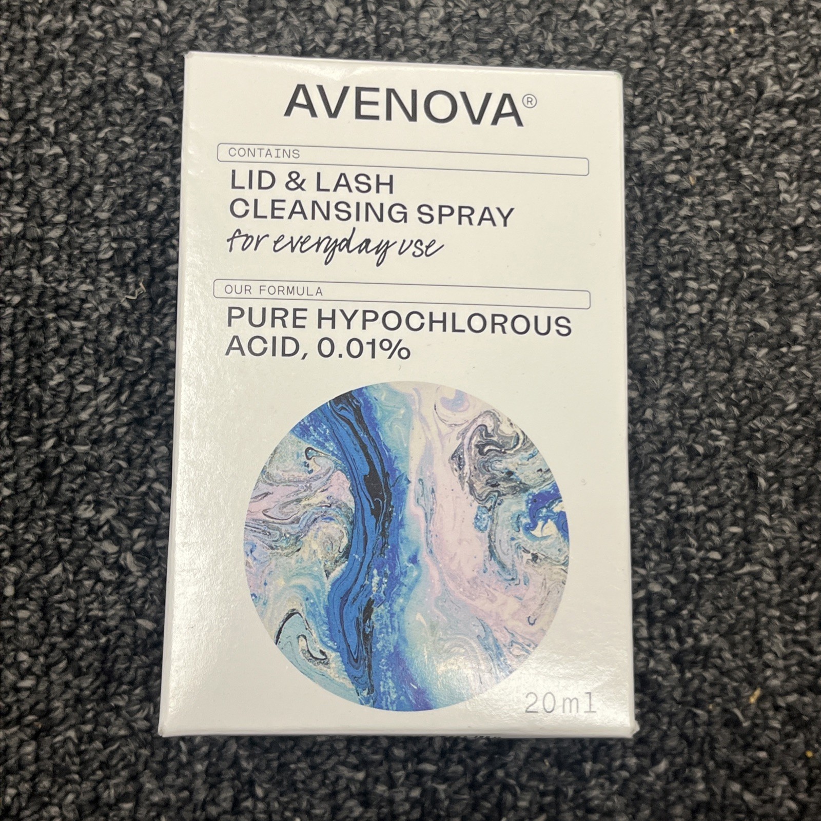 Avenova Doctor Recommended Eyelash Cleanser | 20ml Hypochlorous Acid Spray 0.01%