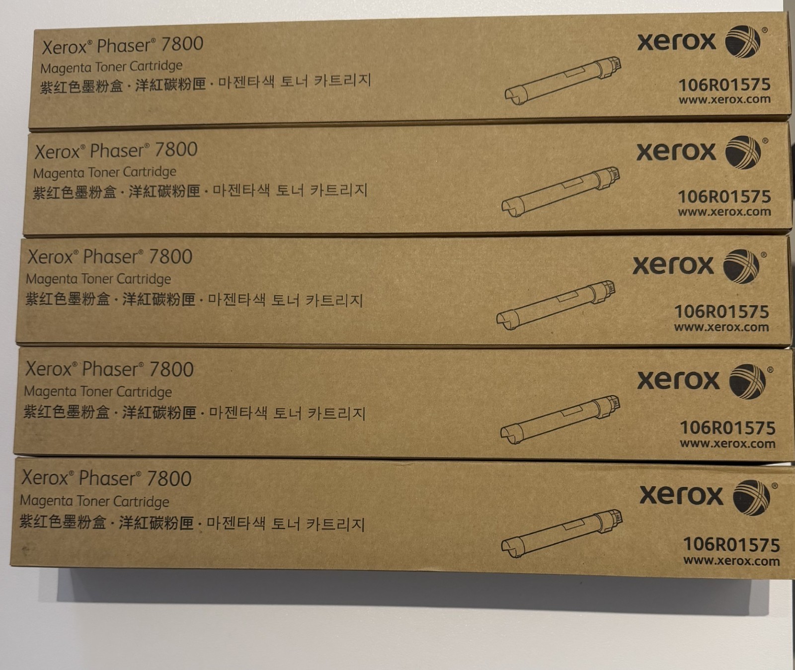 Genuine Xerox 106R01575/ CT201799 Magenta Toner for Phaser 7800 Brand New SeePic