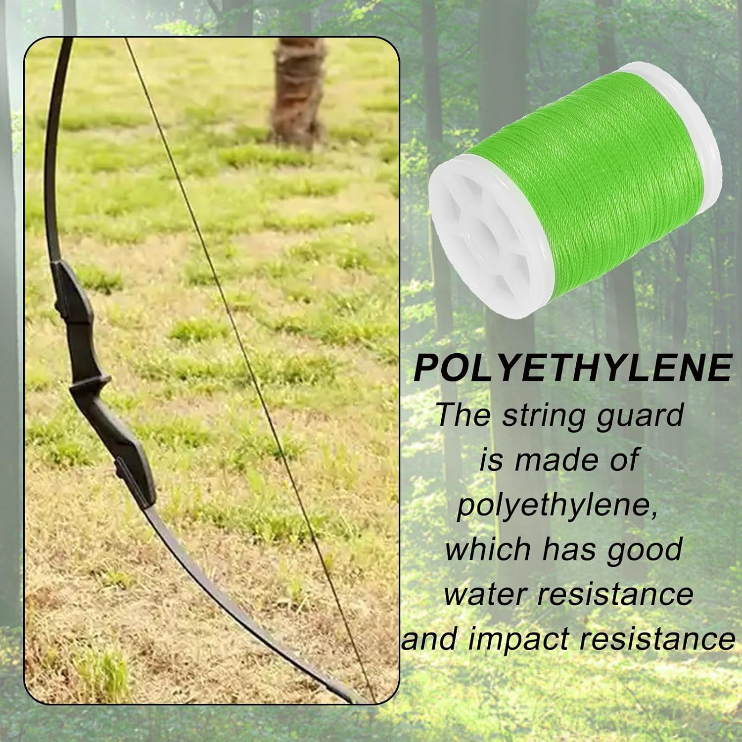 120 Yard/110 M Archery Bow String Serving Thread 3 Strands Durable Nylon Bowstri
