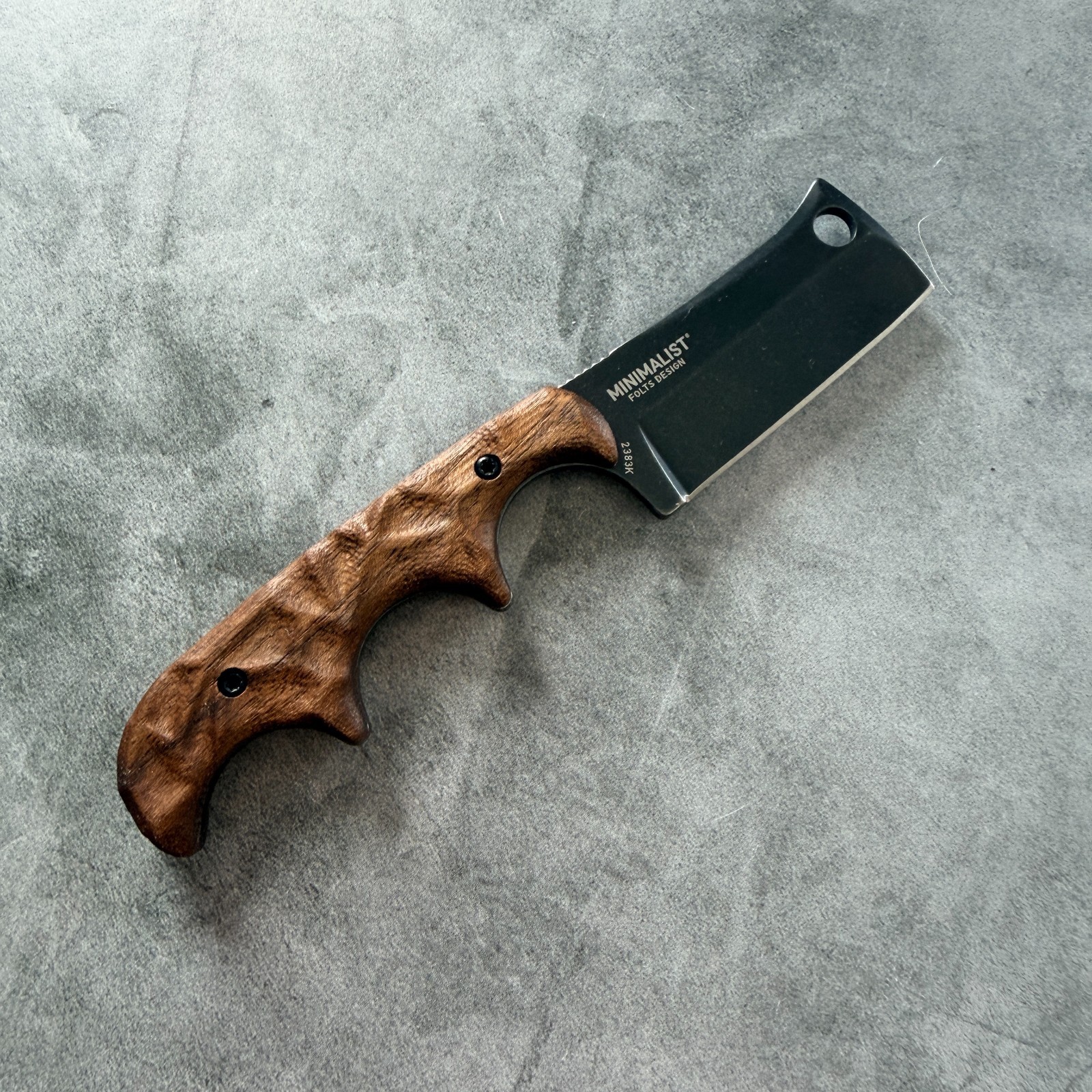 Royalcurl walnut scales for CRKT Minimalist