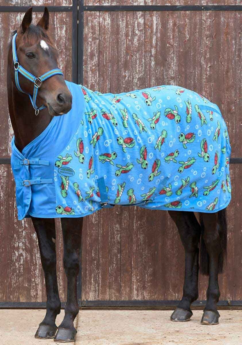 WeatherBeeta ComFiTec Essential Mesh II Combo Neck Turtle Print 63" Fly Sheet