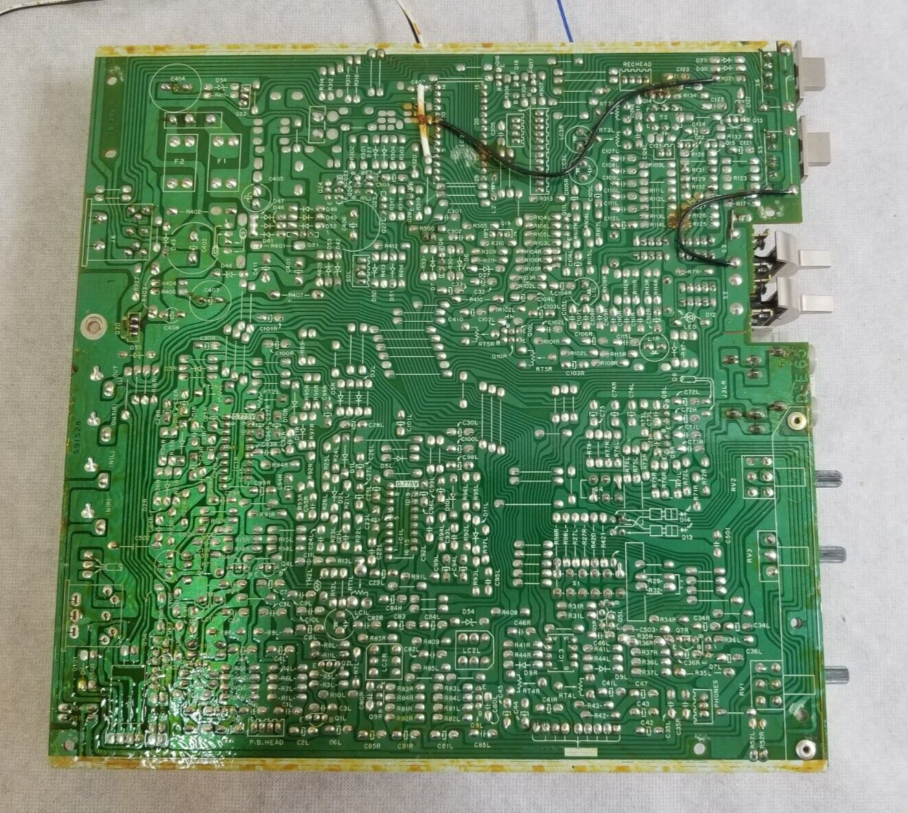 HITACHI D-E65 Stereo Cassette Deck MAIN PCB BOARD