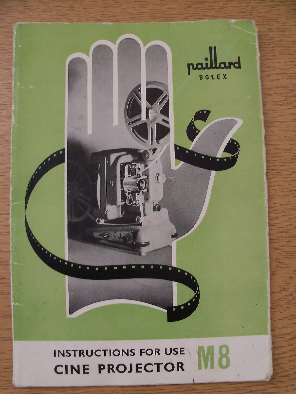 Instructions cine projector PAILLARD BOLEX M8  CD/email