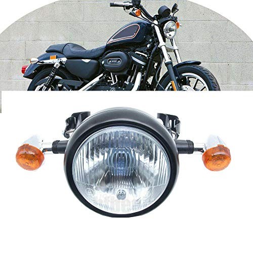 Retro Motorcycle Headlight Turn Signal Light Bracket Mount Universal for