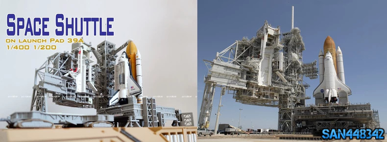 NEW 1/400 Dragon Space Shuttle Launch Site 3D Printed Model Gift