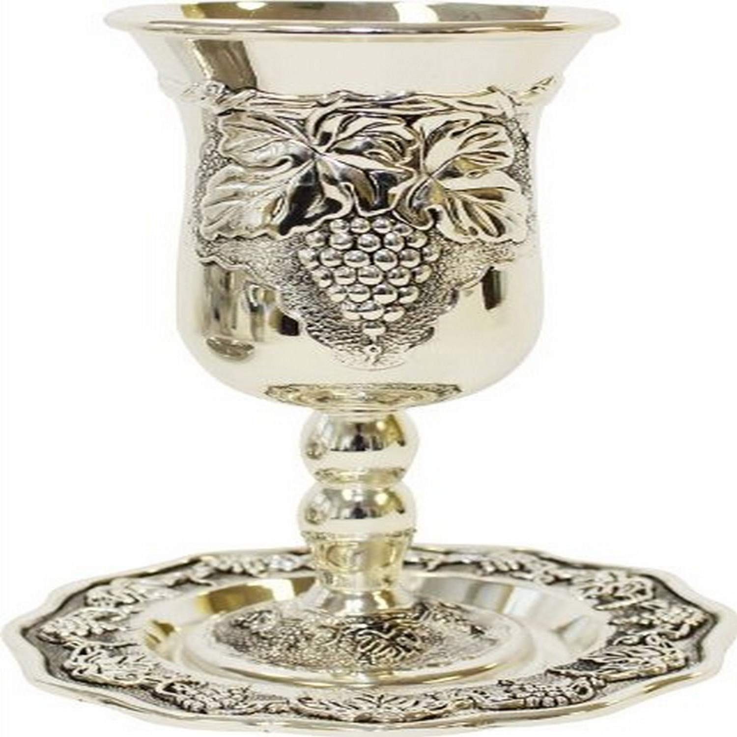 Majestic Giftware Kiddush Cup 6.5-Inch Silver Plated - KC-CA22371B