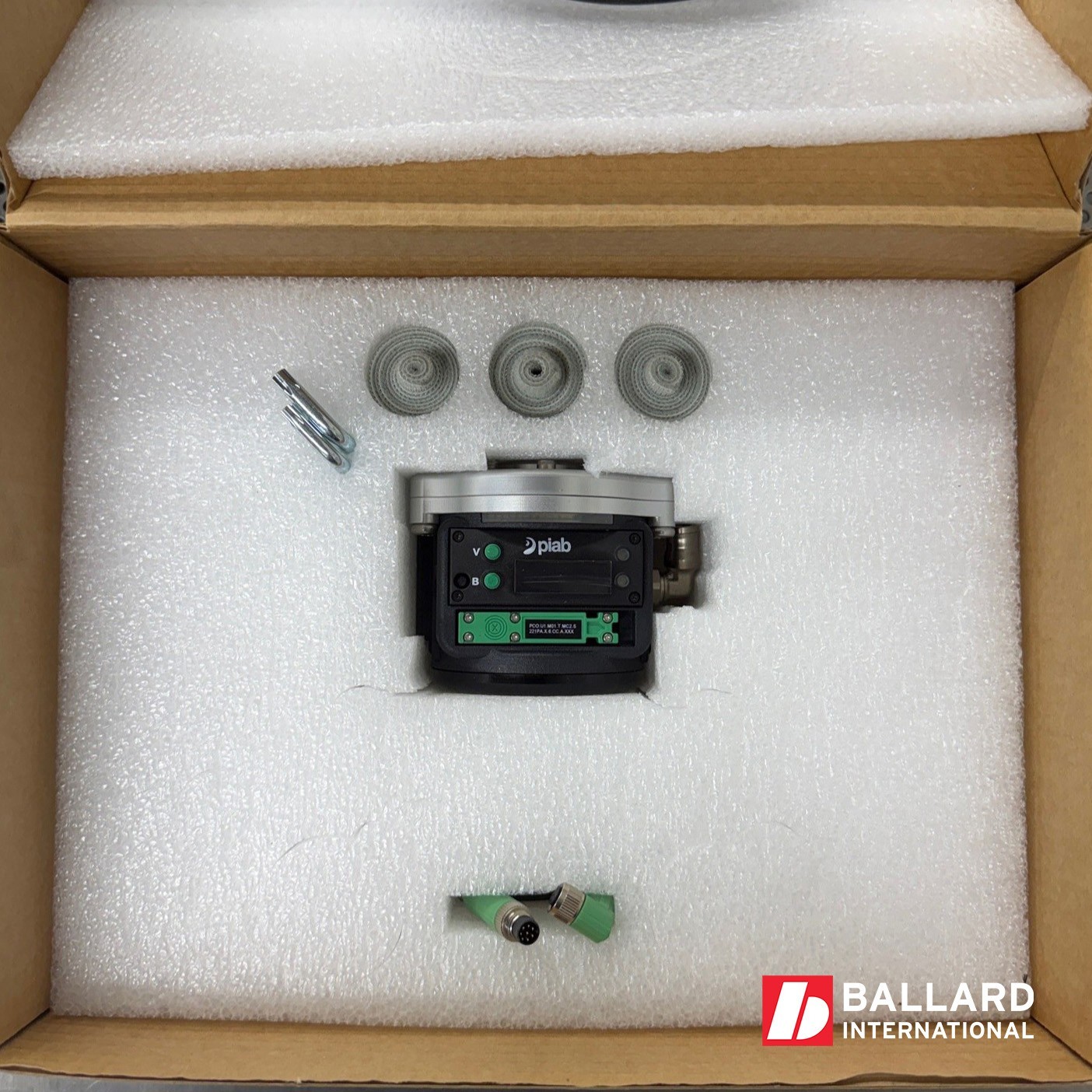 PIAB piCOBOT 9938239 Air-Driven Ejector Unit for Vacuum Gripper, with URCap USB