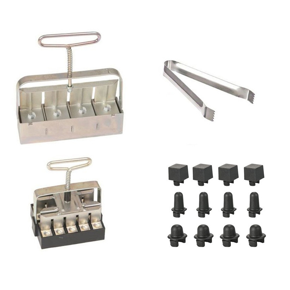 Hand Operated Soil Block Maker for Efficient Soil Block Creation Indoors
