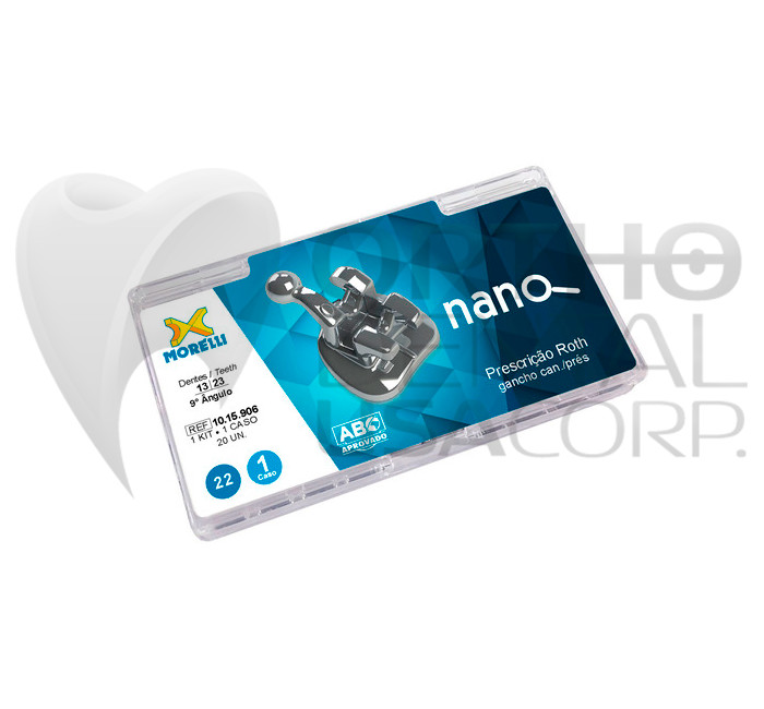 Brackets Roth Nano 022" 20 pcs Made in Brazil of Stainless Steel USA Seller