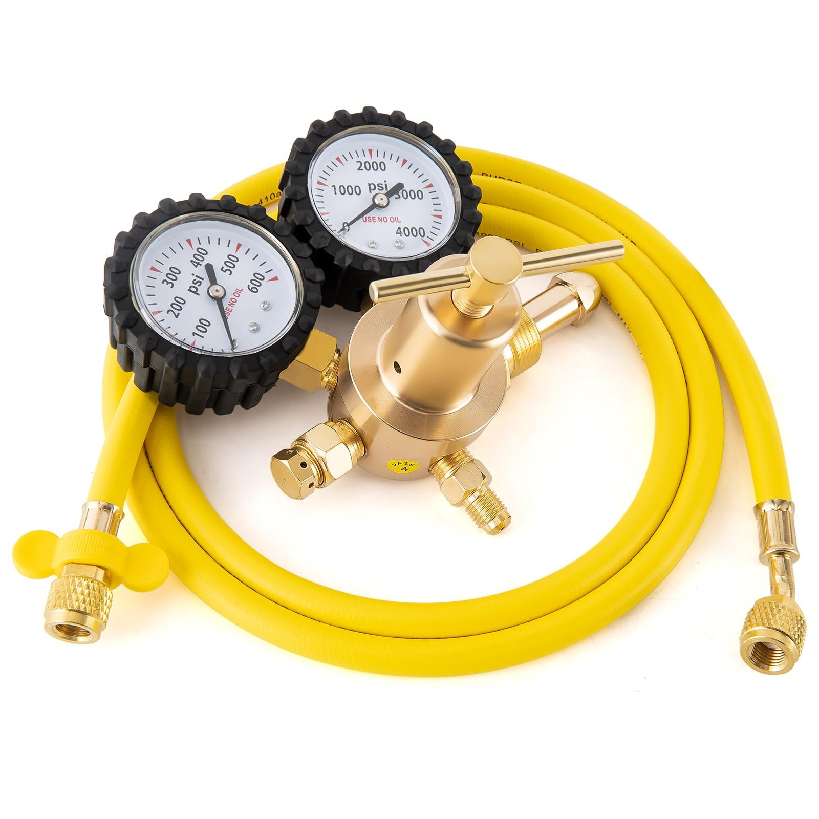 Nitrogen Regulator CGA580 Inlet, 1/4-Inch Male Flare Outlet 0-600PSI