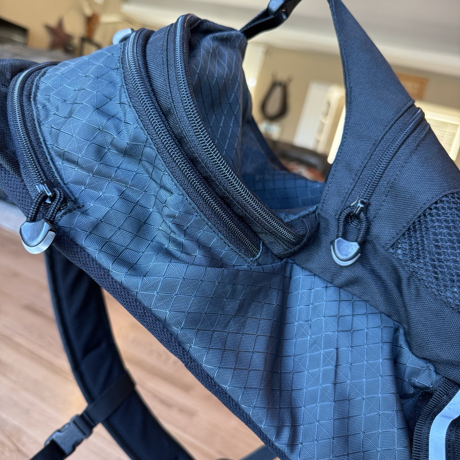 Nalgene Hydration Backpack Bl Nylon 6 Zippered Camelback Hiking Unisex 085