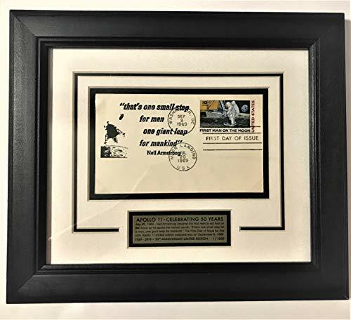 NASA Apollo 11 Command Module First Man On Moon Postcard Frame Limited Edition