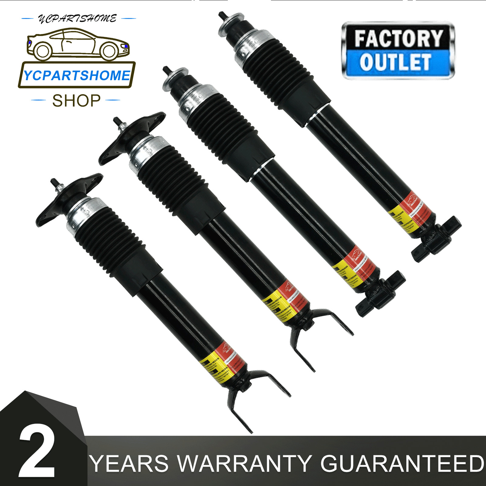 4X Front Rear Shock Struts Magnetic Fit Cadillac XLR Corvette C5 C6 03-2013