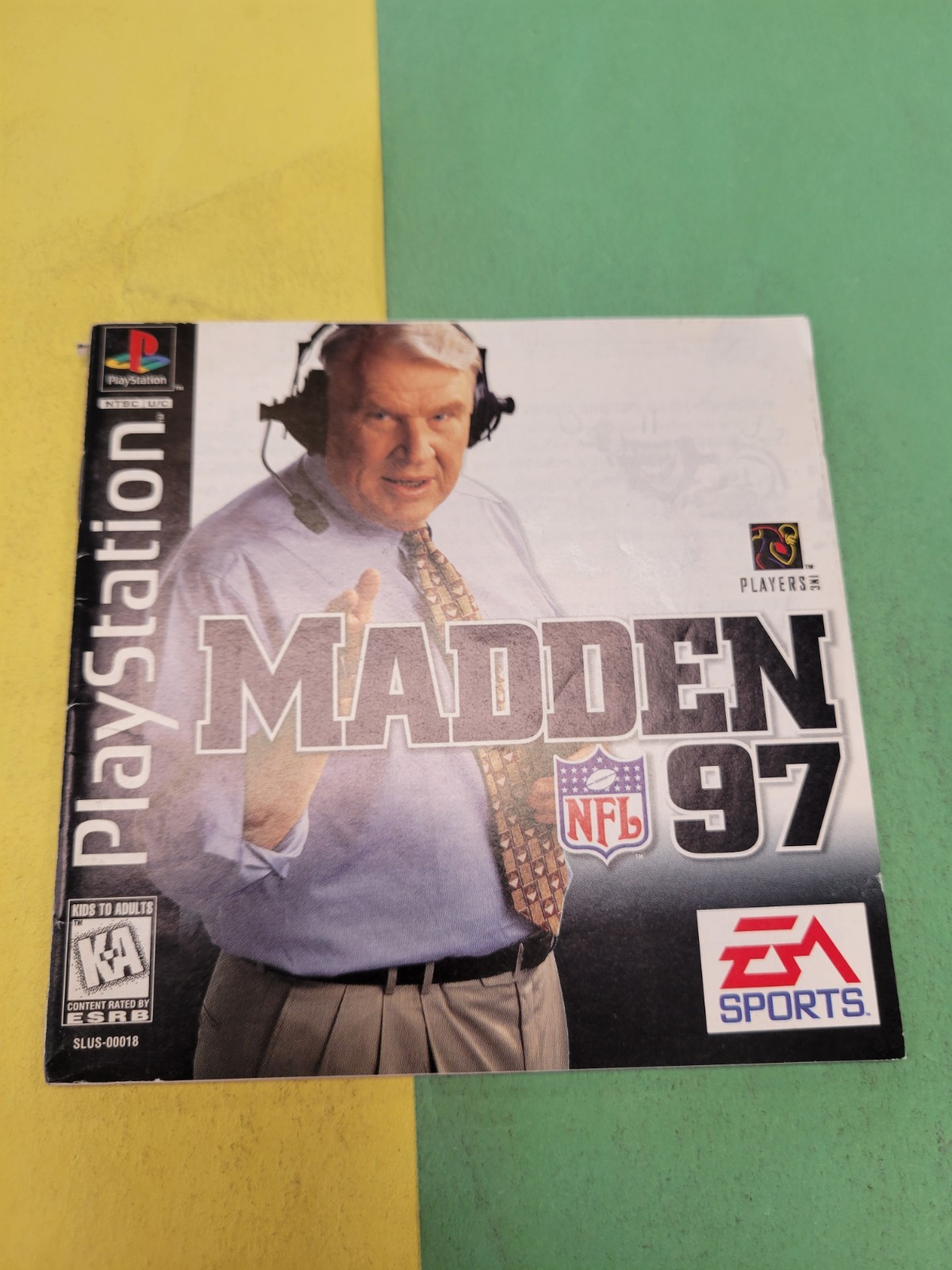 Madden NFL 97 Manual PS1