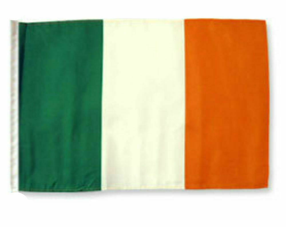 12x18 12"x18" Ireland Irish Sleeve Flag Boat Car Garden 100D