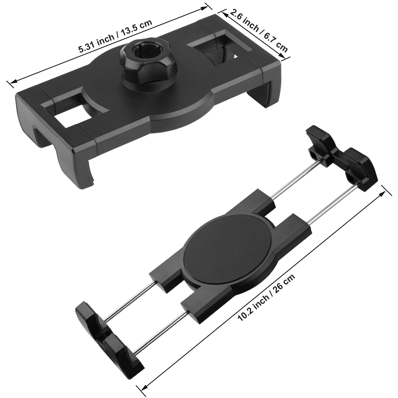 Tablet Holder Clamp Clip Mount Replacement with 17mm Ball Joint Socket for Ta...
