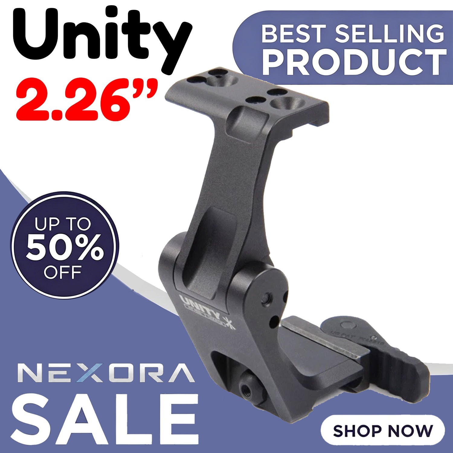 2.26 UNITY TACTICAL FAST OMNI FTC Magnifier Mount